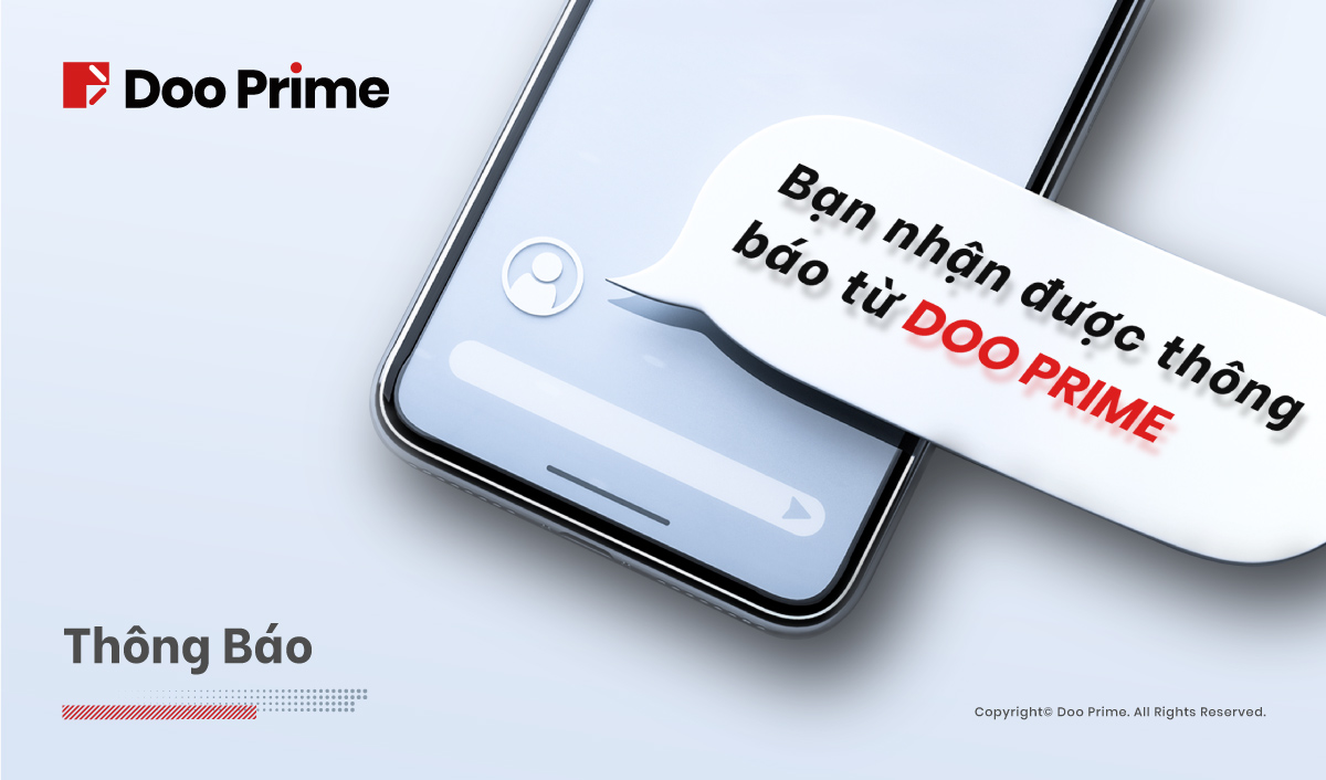 Bạn có tin nhắn mới từ Doo Prime