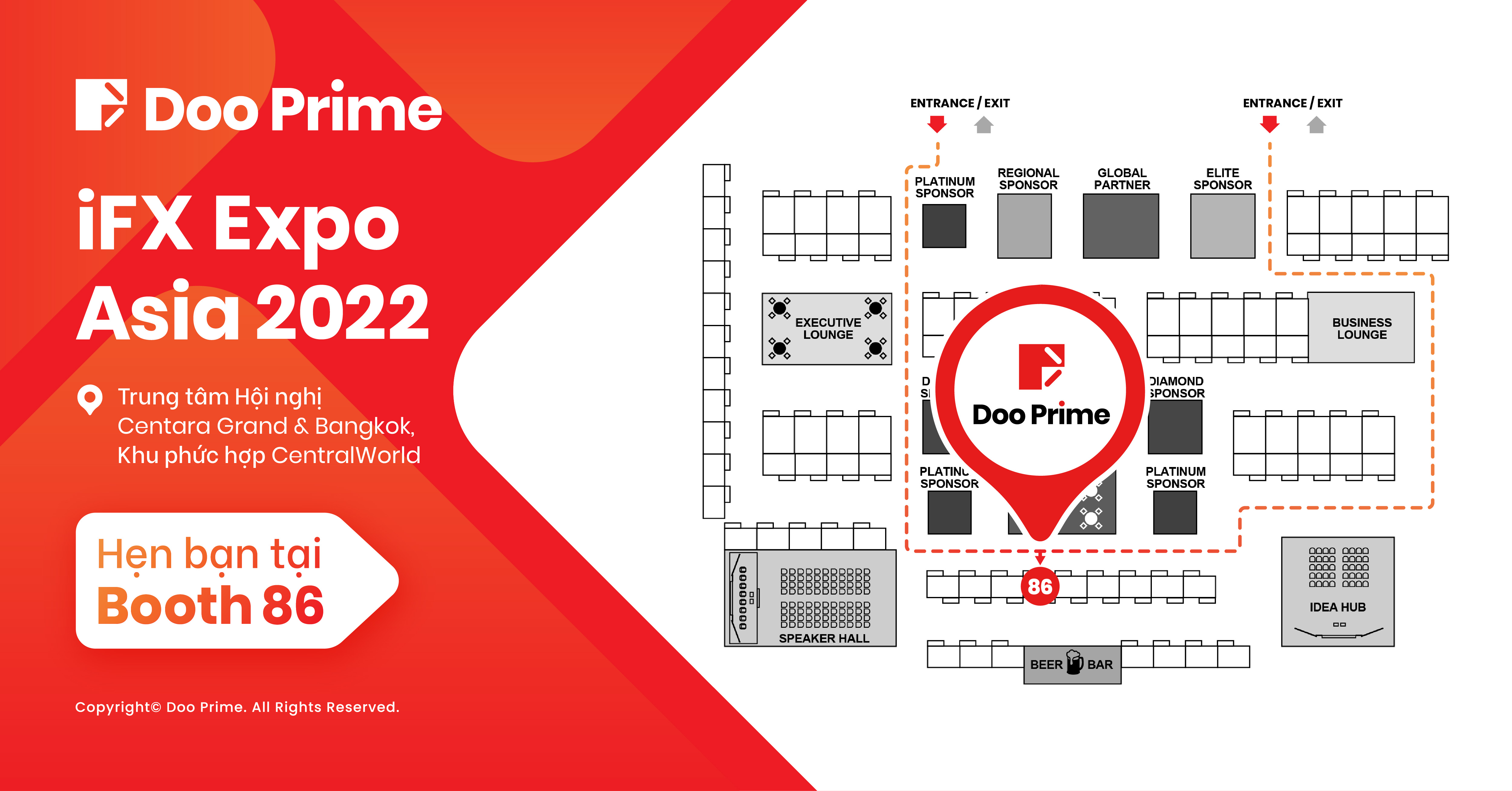 Triển Lãm iFX Expo Asia 2022 Tại Thái Lan Doo Prime 2